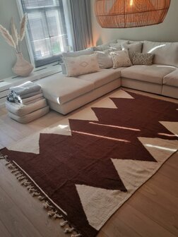 FINCA - flatweave wollen kleed 200x300cm