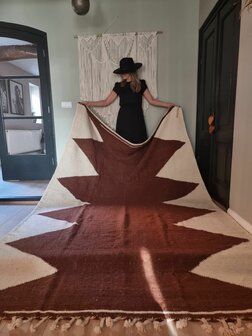 FINCA - flatweave wollen kleed 200x300cm