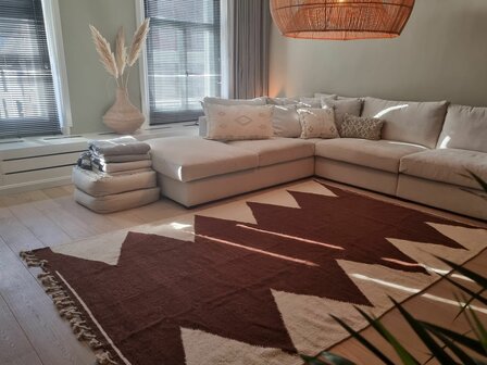 FINCA - flatweave wollen kleed 200x300cm