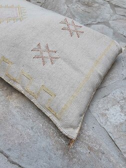 Sabra silk - cactus zijde kussen 50x95cm