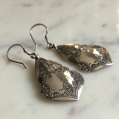 Berber oorbellen - sterling zilver