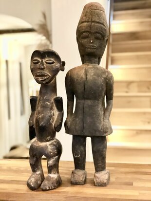 Oud beeld uit Ghana, afkomstig uit de collectie van Fofana Sankoung