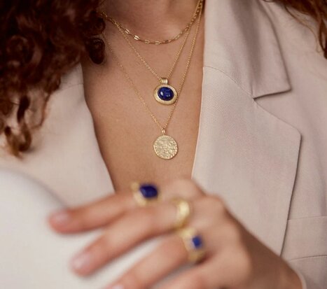 Aurele ketting - Agape Studio - 24K gold plated