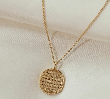Chloe ketting - Agape Studio - 24K gold plated