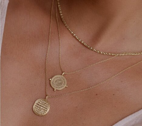 Chloe ketting - Agape Studio - 24K gold plated