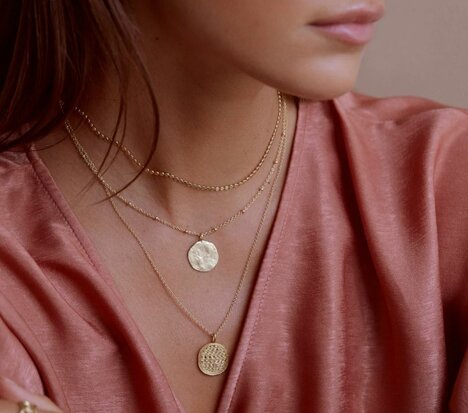 Chloe ketting - Agape Studio - 24K gold plated