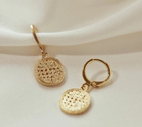 Chloe oorbellen - Agape Studio - 24K gold plated
