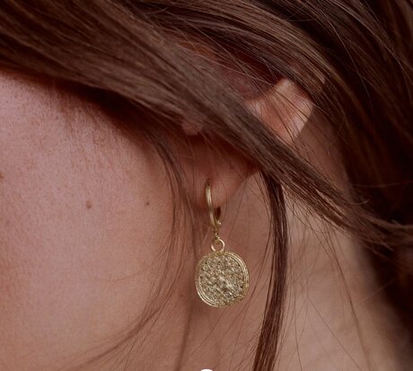 Chloe oorbellen - Agape Studio - 24K gold plated