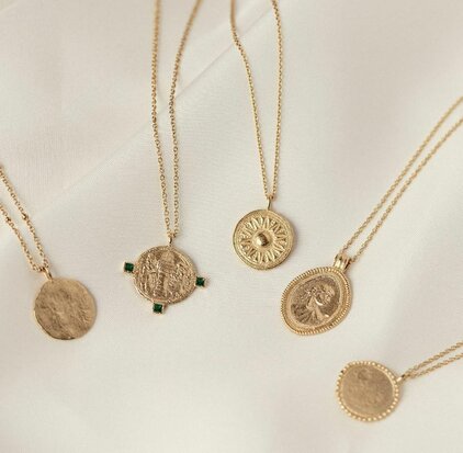 Grace ketting - Agape Studio - 24K gold plated