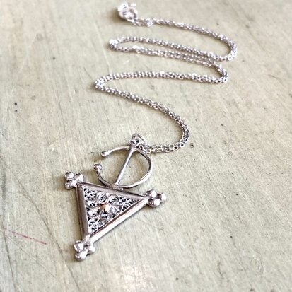 Ketting met Essaouira hanger - Sterling zilver