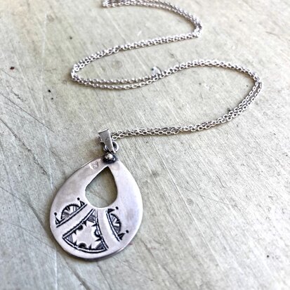 Ketting met berber hanger - Sterling zilver
