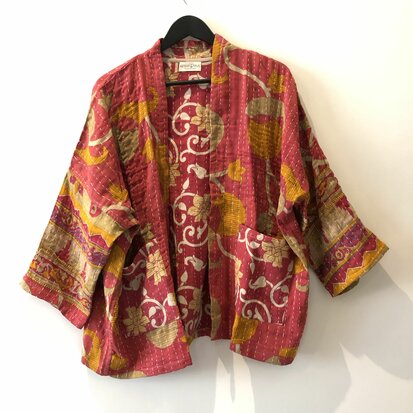 Kantha jack reversible - aan twee kanten draagbaar - free size