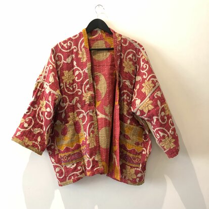 Kantha jack reversible - aan twee kanten draagbaar - free size
