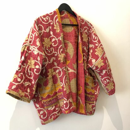 Kantha jack reversible - aan twee kanten draagbaar - free size