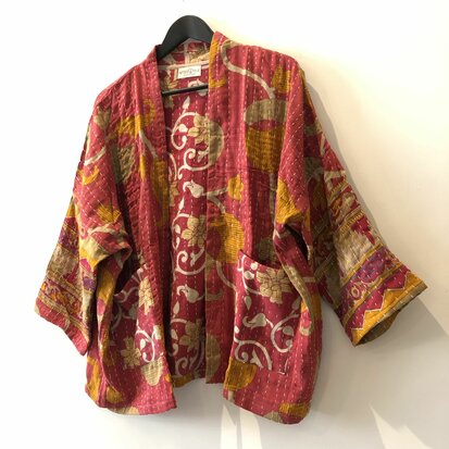 Kantha jack reversible - aan twee kanten draagbaar - free size