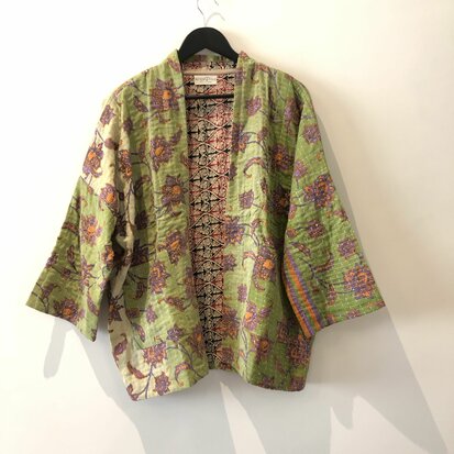 Kantha jack reversible - aan twee kanten draagbaar - free size