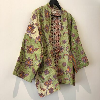 Kantha jack reversible - aan twee kanten draagbaar - free size