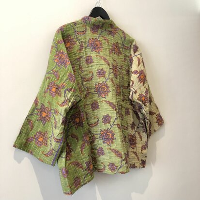 Kantha jack reversible - aan twee kanten draagbaar - free size