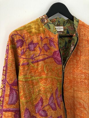 Kantha bomber jack - free size