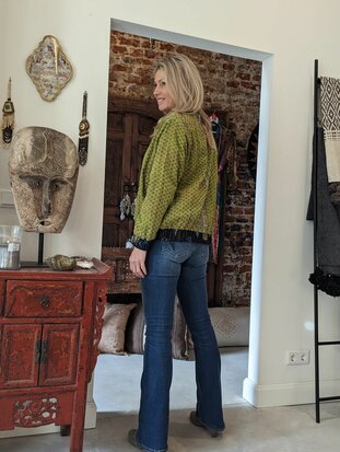Kantha bomber jack - free size