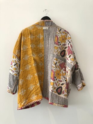 Kantha jack reversible - aan twee kanten draagbaar - free size