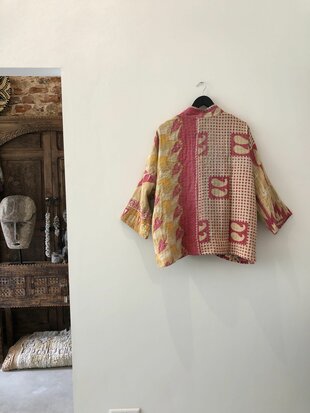 Kantha jack reversible - aan twee kanten draagbaar - free size
