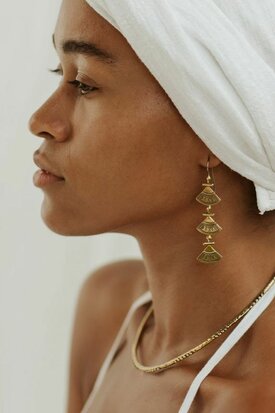 Tryia gold brass - Nakila Collective