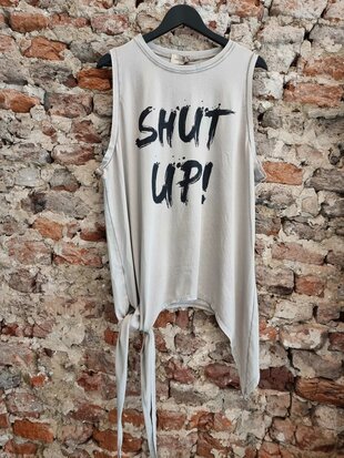 Shut Up! Assymetrische top - one size