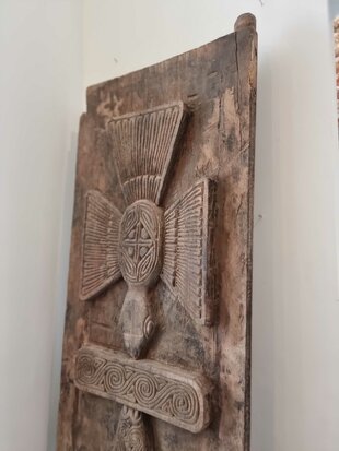 Dogon graanschuur deur origineel antiek stuk uit Mali 190x37cm 
