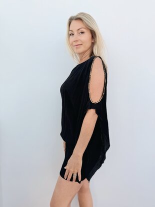 La Boheme - jurkje met blote schouders - 100% rayon