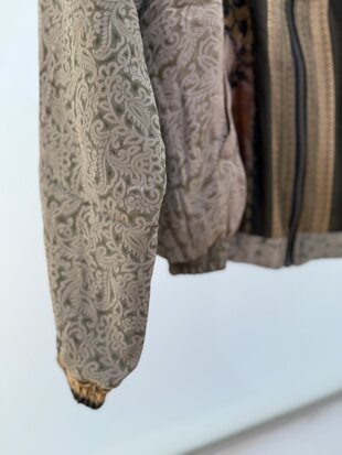 Bomber jasje Indian Sari (maat 36/38)