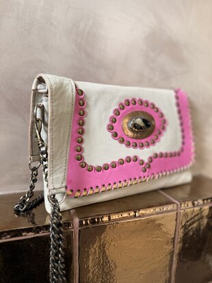 Leren tasje Pink Pony