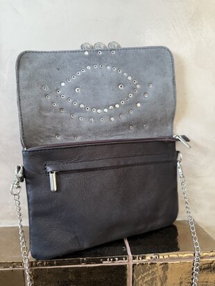 Leren tasje Evil Eye