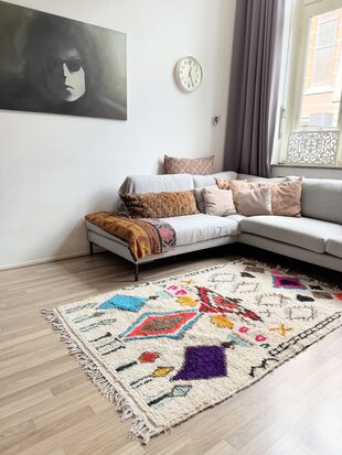 Eclcectic berber kleed 125x195cm