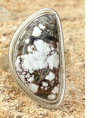 Sterling zilveren ring met Jaspis steen