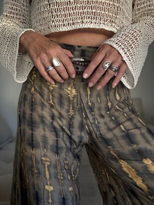 Sterling zilveren ring met Howliet steen