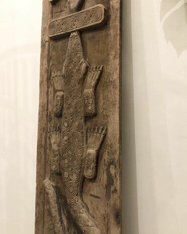 Dogon graanschuur deur origineel antiek stuk uit Mali 190x37cm 