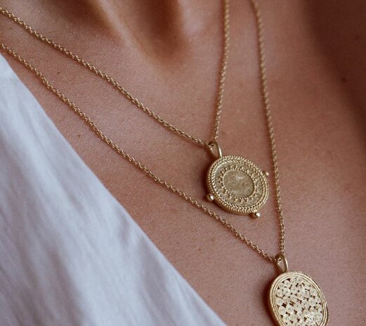 Chloe ketting - Agape Studio - 24K gold plated