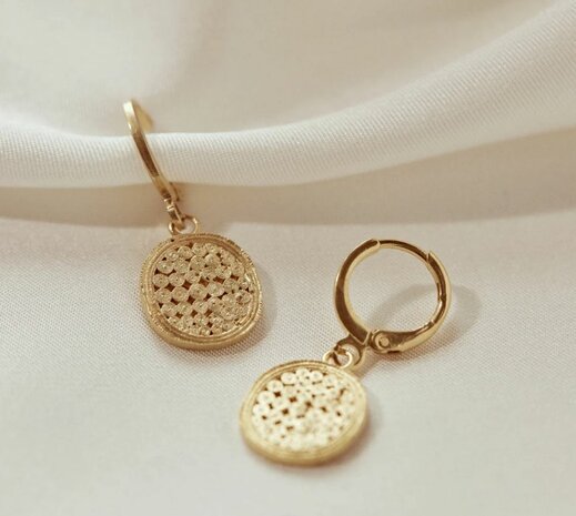 Chloe oorbellen - Agape Studio - 24K gold plated