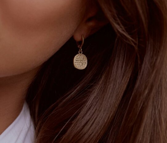 Chloe oorbellen - Agape Studio - 24K gold plated