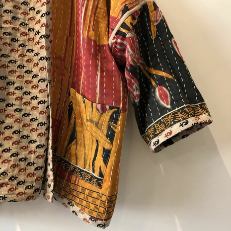 Kantha jack reversible - aan twee kanten draagbaar - free size