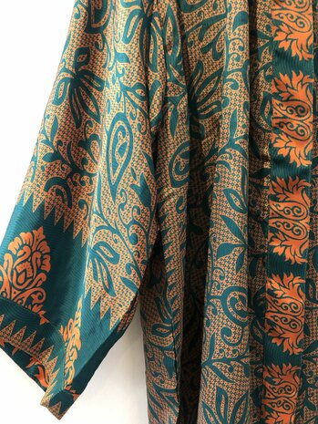 Kimono blouse vestje - 100% zijde