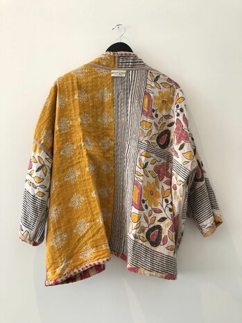 Kantha jack reversible - aan twee kanten draagbaar - free size