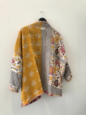 Kantha jack reversible - aan twee kanten draagbaar - free size