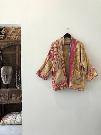 Kantha jack reversible - aan twee kanten draagbaar - free size