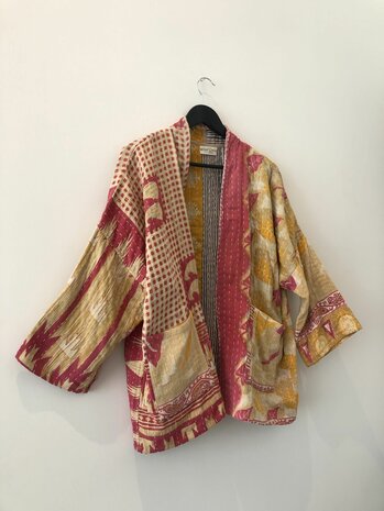 Kantha jack reversible - aan twee kanten draagbaar - free size