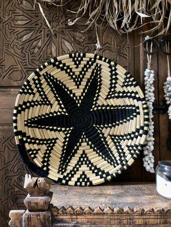 Zeegras wandschaal L - 48cm diameter