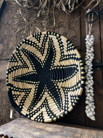 Zeegras wandschaal L - 48cm diameter