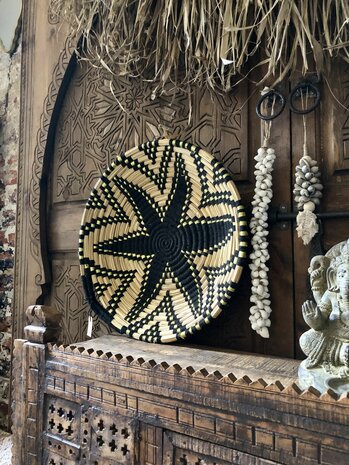 Zeegras wandschaal L - 48cm diameter