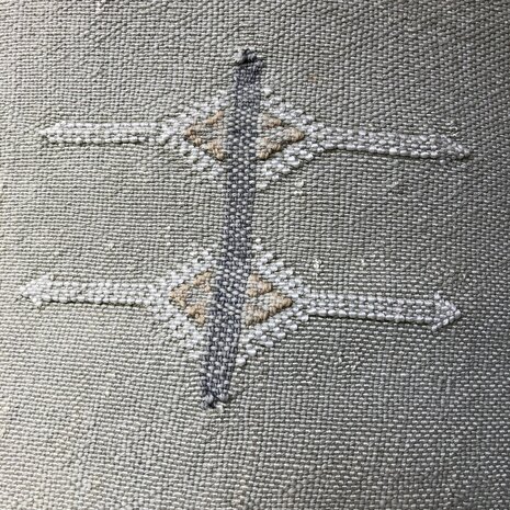 Cactus zijde kussen - sabra kussen uit Marokko - ongeveer 46x46cm